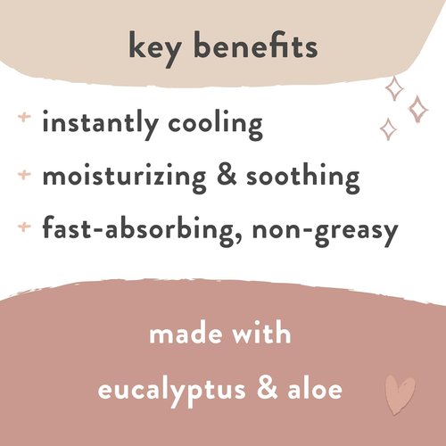 Honest Company Mama Chill Soothing Jelly - Cooling Formula for Itchy Dry Belly, Aloe & Eucalyptus, 4 fl oz