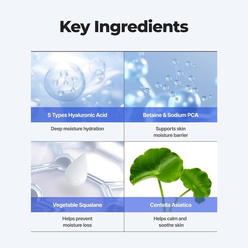 IsNtree Hyaluronic Acid Aqua Gel Cream - Lightweight Moisturizer for Oily to Combination Skin | 100ml