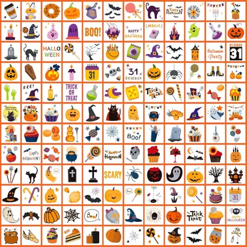 Halloween Temporary Tattoos for Kids Party Favors - 408 Sheets