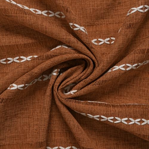 Horaldaily Fall Caramel Rectangular Tablecloth - 60x140 Inch Rustic Style Variation