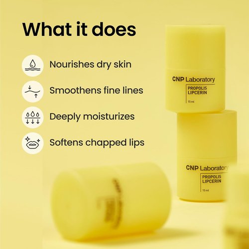 CNP Honey Lip Butter - Hydrating Propolis Lip Balm & Mask for 12hr Moisture | 0.5 fl. oz.