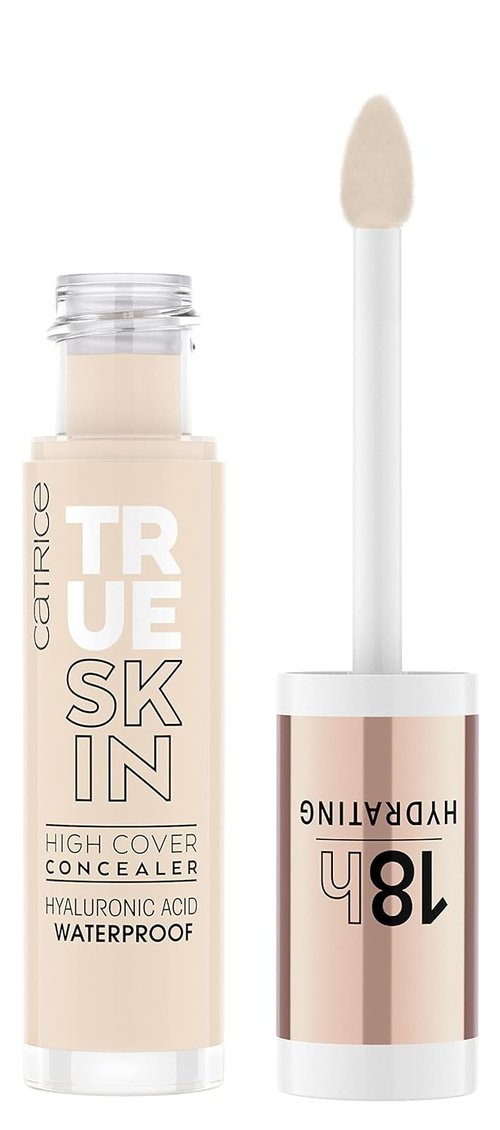 Catrice True Skin High Cover Concealer - Waterproof, Lightweight Formula | Neutral Swan | 18-Hour Wear with Hyaluronic Acid