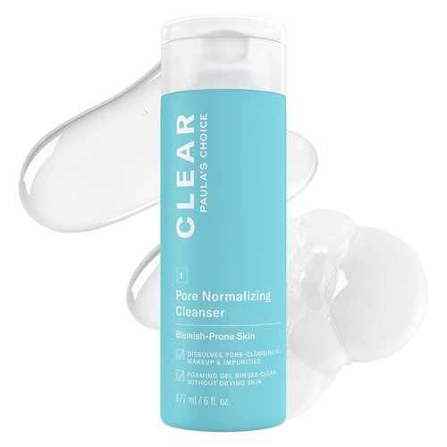 Paula's Choice CLEAR Acne Daily Face Wash - Salicylic Acid Cleanser for Clogged Pores | Fragrance-Free