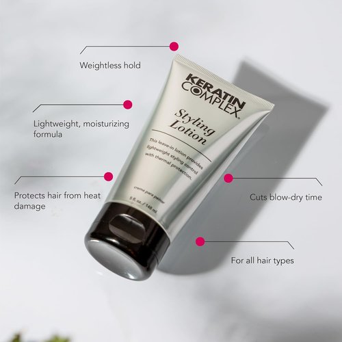 Keratin Complex Styling Lotion - Nourishing Formula for Smooth Hair - 5 Fl Oz