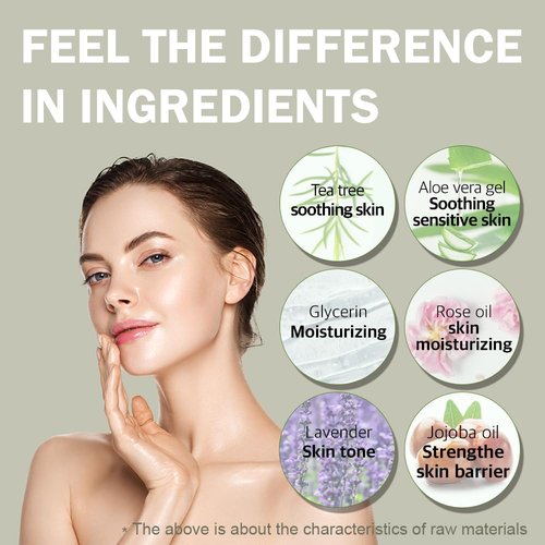 The Aroma Shop USDA Certified Organic Tea Tree Acne Mist – Natural Face & Body Spray for Acne-Prone Skin, Tea Tree Oil, 3.38 fl oz