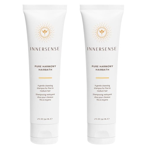 Innersense Organic Beauty - Pure Harmony Hairbath Shampoo | Detoxifying Cleanser for Oily Scalp | Non-Toxic, Cruelty-Free (2 Pack - 2 fl oz | 59.1 mL Each)