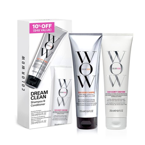 COLOR WOW Dream Clean Duo - Sulfate-Free Shampoo & Weightless Conditioner | Achieve Glossy, Hydrated Hair