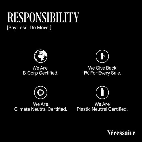 Nécessaire The Body Lotion. Fragrance-Free. Multi-Peptide Firming Lotion to Moisturize, Firm, Strengthen. 2.5% Niacinamide, Vitamin C/E + Omega 6/9. 2.4 fl oz