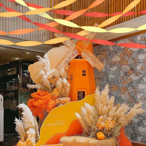 Party Streamers Set - 8 Rolls of Crepe Paper for Celebrations & DIY Decor