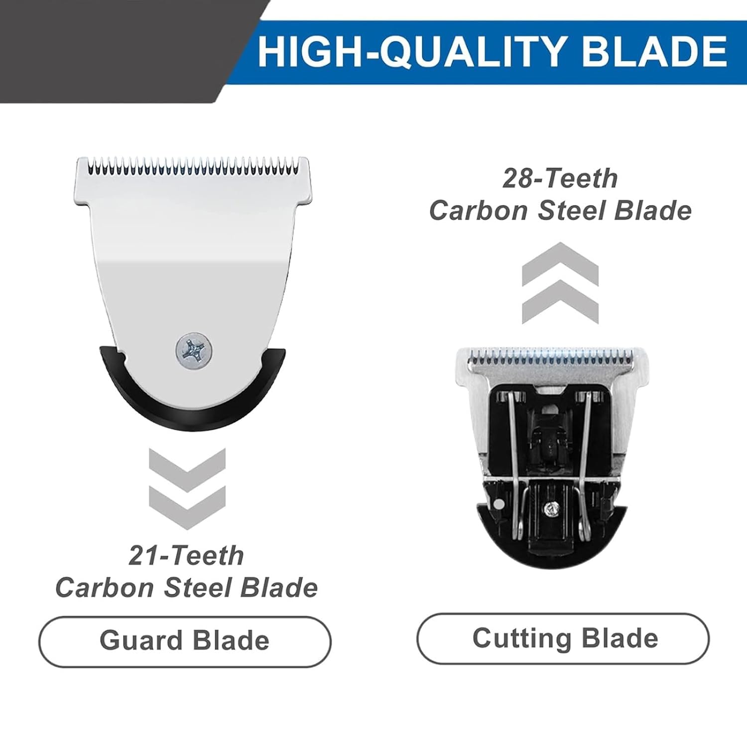 Wahl Detachable Hair Clipper Replacement Blades #2111 - Compatible with Mag Trimmers | 1 Pack