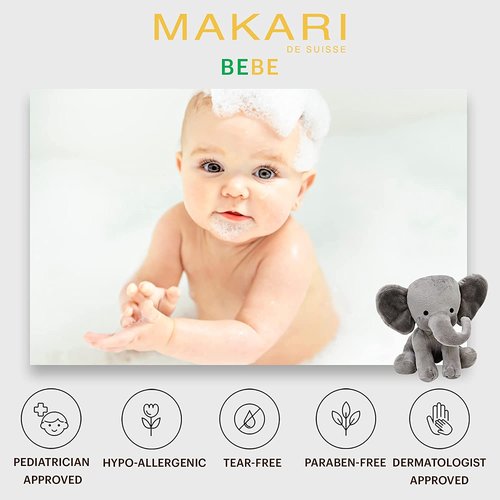Makari Baby Soap - Moisturizing Daily Bar Soap for Delicate Skin | 5.4oz with Shea Butter & Botanical Ingredients