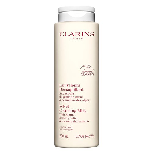 Clarins Velvet Cleansing Milk - Award-Winning Formula That Cleanses, Hydrates & Balances Skin | All Skin Types