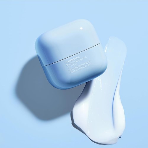 LANEIGE Water Bank Blue Hyaluronic Eye Cream - Hydrating Treatment with Niacinamide & Caffeine for Brightening & Puffiness Reduction