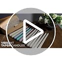 12 Inch Burgundy Taper Candles Set of 12 Unscented Dripless Christmas & Party Decor