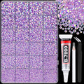 Lavender Purple AB Resin Rhinestones 25,000pcs for Crafts & DIY Projects + Glue