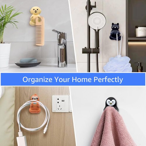 Pishovi Cat Holder Shaver Organizer, Black Cat Bathroom Decor Razor Holder Wall Mount, Valentine's Day Birthday Gifts for Women Boyfriend Girlfriend, Emotiona Gifts for Wife Husband Dad Mom Cat Lover