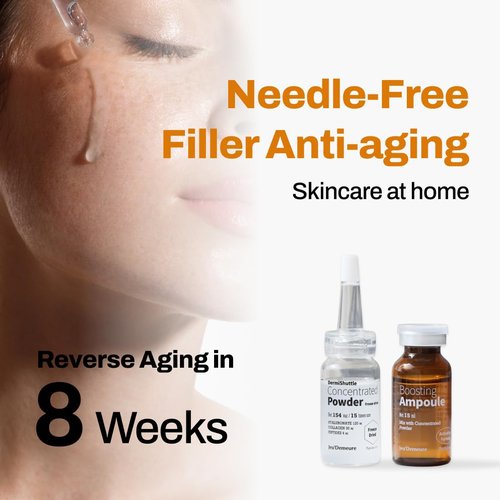 DermiShuttle Anti-Aging Lifting Kit - Firming Face Serum with Collagen & Peptides | 8-Week Hydration