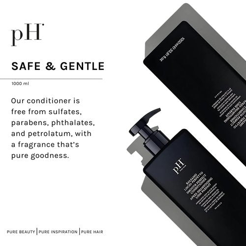 pH PURE HAIR Anti-Frizz Conditioner - Intense Hydration with Monoi Oil & Magnolia Extract | 33.8 Oz