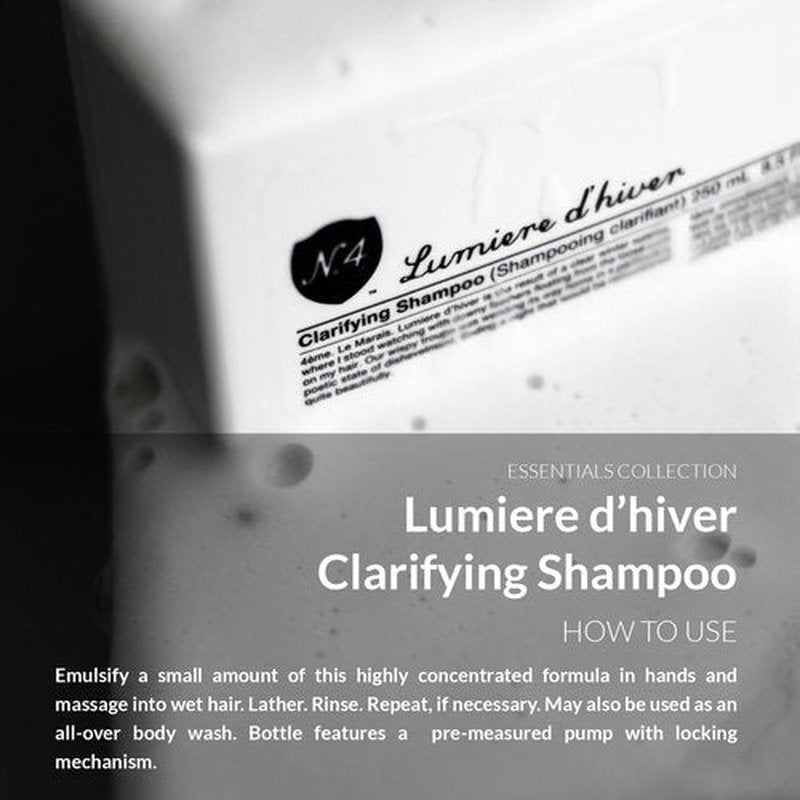 Number 4 Clarifying Shampoo, Shampoo for Women and Men, Cleansing Hair Shampoo, 8.5 oz