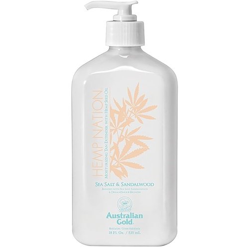 Hemp Nation Moisturizing Tan Extender - Sea Salt & Sandalwood | 18 Fl. Oz (535 mL) with Hemp Seed Oil