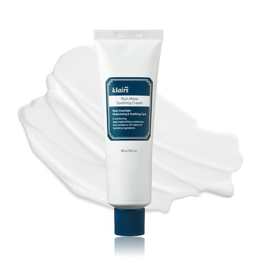 DearKlairs Rich Moist Soothing Cream - Intense Barrier Repair with Ceramide & Centella | 2.82 Fl Oz