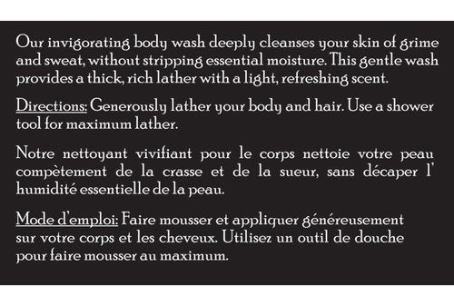 Brickell Men's Invigorating Body Wash - Natural Deep Cleaning Shower Gel with Aloe & Jojoba | 16 oz Tropical Teakwood