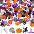 Halloween Vase Filler Decor Set - 330 Mini Oranges & Purples for Spooky Centerpieces