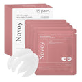 Novoy Bio-Collagen Eye Patches - 6-in-1 Retinol Overnight Treatment for Dark Circles & Puffiness | 15 Pairs, Rose