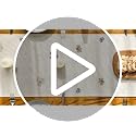 Brown Poppy Floral Leaves Spring Table Runner 13x120 Inch for Dining & Home Decor