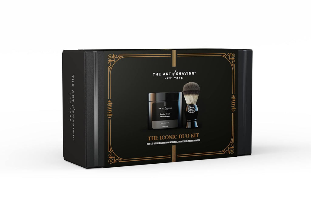 The Art of Shaving - Iconic Duo Kit with 5oz Shaving Cream & Premium Shaving Brush