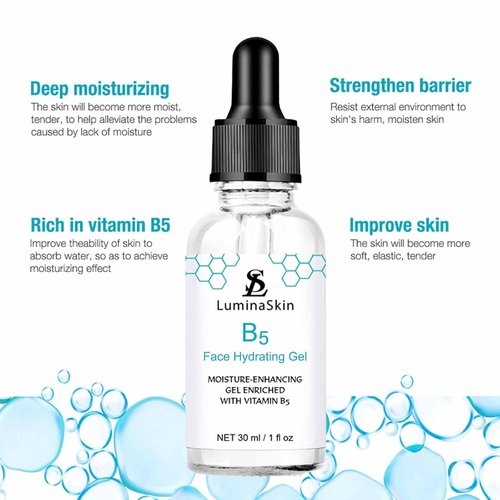 **Skiennix Hydrating Vitamin B5 Gel | Moisture-Enhancing Serum with Hyaluronic Acid for Anti-Aging - 30 ml**