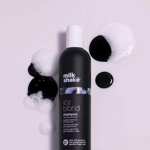 Milk_Shake Icy Blond Shampoo - Award-Winning Formula to Cool Brassy Tones | Ideal for Platinum Blonde Hair