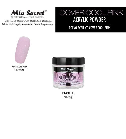 Mia Secret Professional Nail System Cover Acrylic Powder 🚀 New item 2020 ! (2oz COVER COOL PINK)