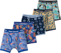 Tommy Bahama Boys Cotton Boxer Briefs - Soft, Tag-Free 5-Pack Underwear for Kids and Toddlers