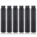 Lulupack Travel Perfume Bottle Refillable - Cologne Spray Atomizer Mini - Small Travel Size Empty Sprayer for Refill Sample Container - Portable Fragrance Decant Dispenser for Women Men 5ml 6PCS Black