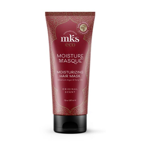 Earthly Body MKS Eco Moisture Masque - Hydrating Hair Mask with Argan & Hemp Oil | 7 oz - Revitalizes Dry Hair