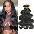 10A Human Hair Bundles 14 14 14 Inch Body Wave Bundles Human Hair Unprocessed Brazilian Virgin Hair 3 Bundles Hair Weave Body Wave Bundles Human Hair Extensions Natural Color