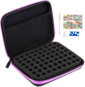 Rigute 63 Bottle EVA Essential Oils Organizer - Holds 1-3ml Bottles, Storage Holder Carrying Case, Traveling Bag with Foam Insert