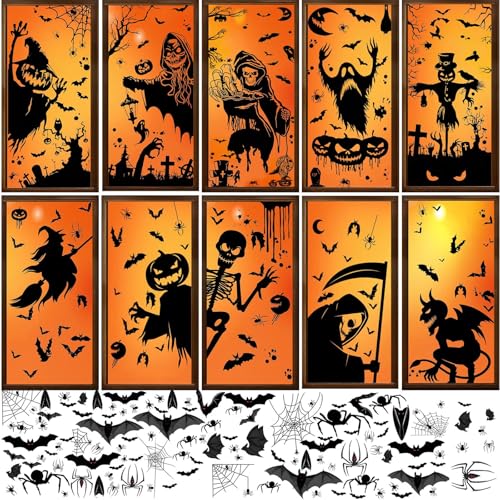 Halloween Window Decals Silhouette Stickers - C2510 Variation