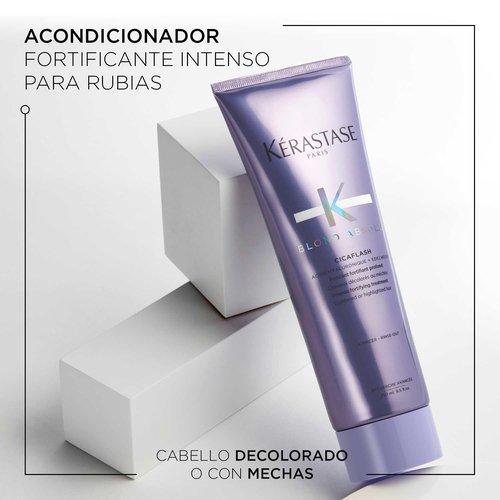 Kerastase Blond Absolu Cicaflash Conditioner - Strengthens & Nourishes Bleached Hair | With Hyaluronic Acid