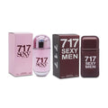AFLUXE 717 Eau De Parfum Set for Couples - Amber Floral & Bourbon Vanilla | Elegant 100ml Gift Bottle