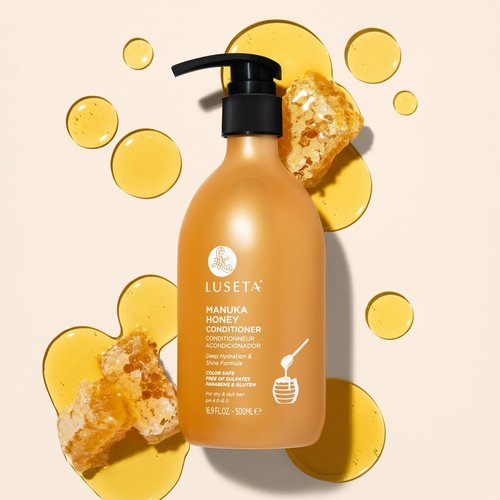Luseta Manuka Honey Conditioner Set - Hydrate & Repair Dry, Dull Hair | Moisturizing 16.9oz
