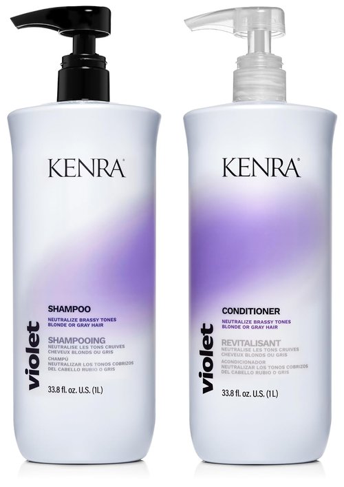 Kenra Violet Conditioner - Eliminates Brassy Tones | Purple Pigment for Vibrant Blonde & Gray Hair