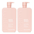 MONDAY HAIRCARE MOISTURE Body Wash with Hyaluronic Acid, Shea Butter, Coconut Oil & Grapefruit Extract for Normal to Dry Skin 900 mL (Dual Pack)