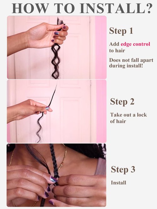Human Braiding Hair 1 Bundle 50g 24 Inch Deep Water Wave Bulk Human Hair for Braiding No Weft 12A Brazilian Virgin Curly Human Hair Extensions for Boho Braids Wet and Wavy Human Hair Braiding Hair