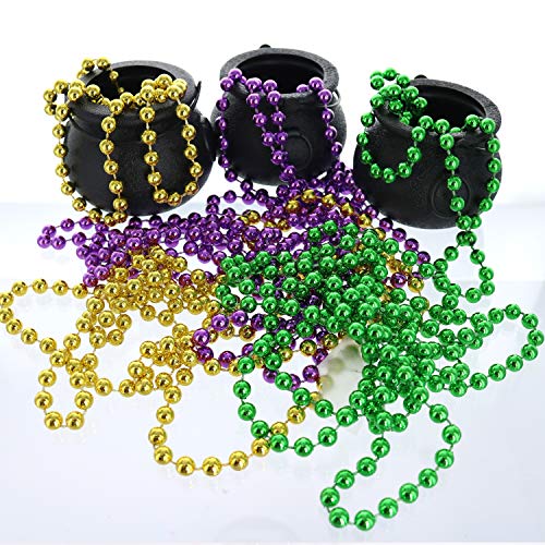 Mini Cauldron Candy Holders Set of 12 for Halloween and St Patrick Decorations