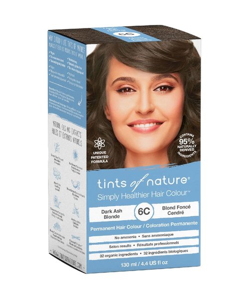 Tints of Nature Dark Ash Blonde Hair Dye - Nourishing, Ammonia-Free Formula | 4.4 fl oz