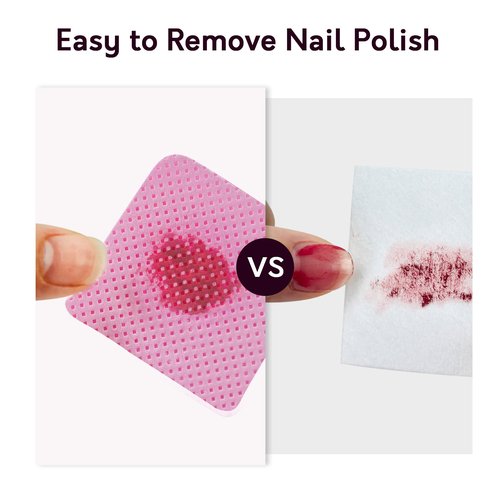 Bcowos Pink Lint Free Nail Wipes with Storage Case- 1080PCS Super Absorbent Nail Polish Remover Pads- Disposable Lint Free Wipes for Nail Polish Removal, lash Extensions Application, Nail Care