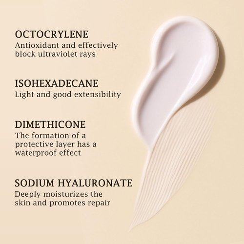 FUNAN Face Sunscreen SPF 50+ - Waterfull Tone-Up Serum, Oil-Free & Oxybenzone-Free, 2.1 Fl Oz