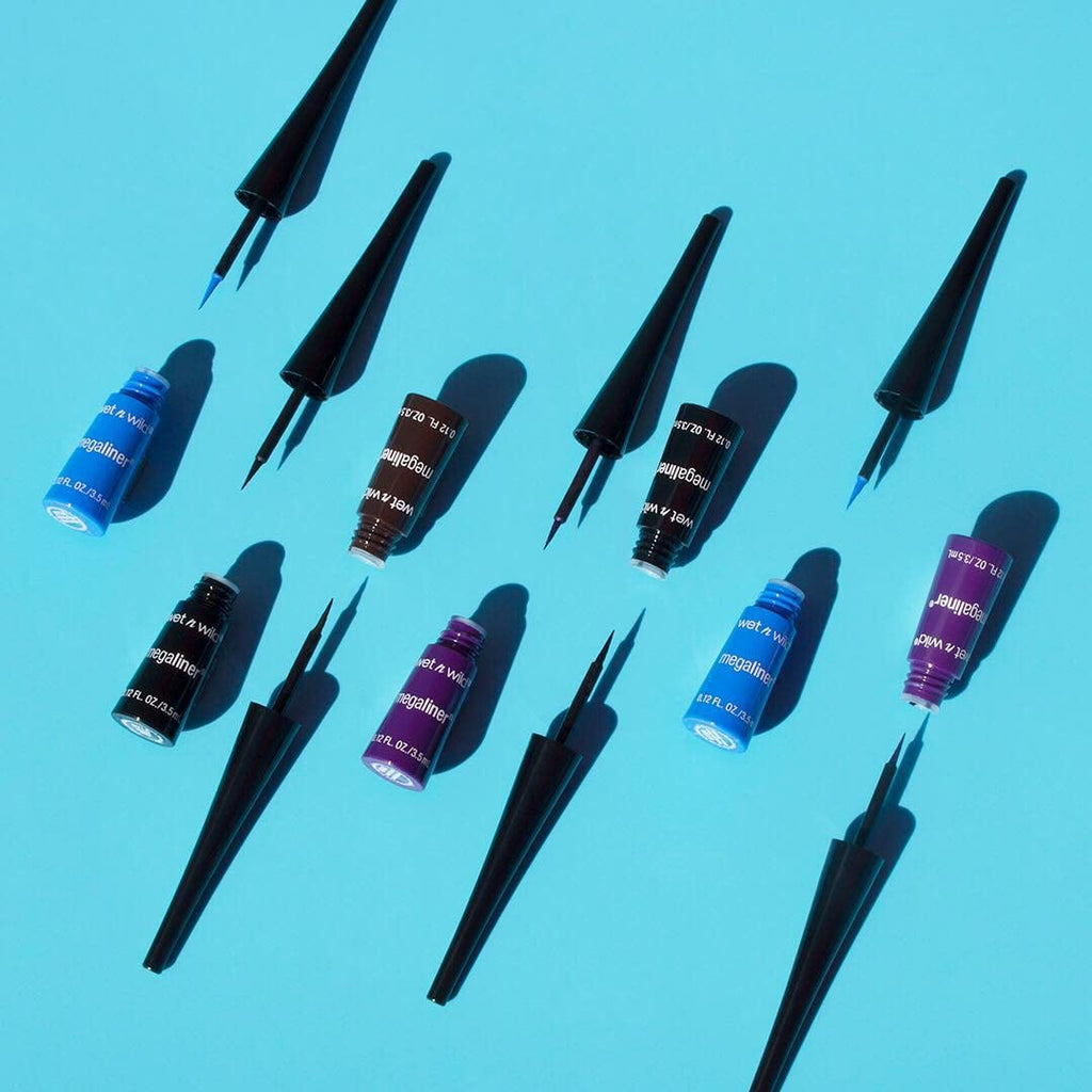 Wet n Wild MegaLiner Liquid Eyeliner - Intense Black Color for Bold Eye Looks